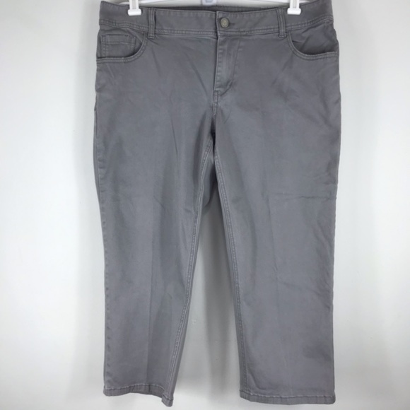 Lane Bryant Pants - Lane Bryant Gray Capri size 18
